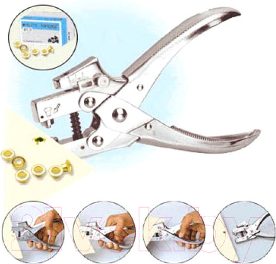 Изображение товара Дырокол Kangaro EP-20 (серебристый)