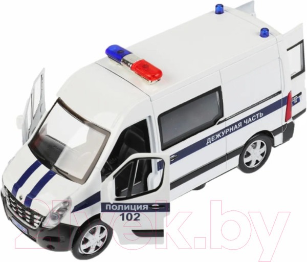 Изображение товара Автомобиль игрушечный Технопарк Renault Master Полиция / MASTER-14POL-WH