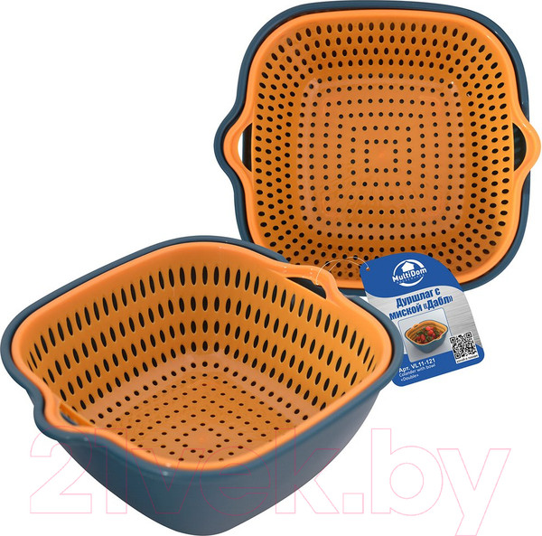 Изображение товара Миска-дуршлаг Мультидом Дабл / VL11-121