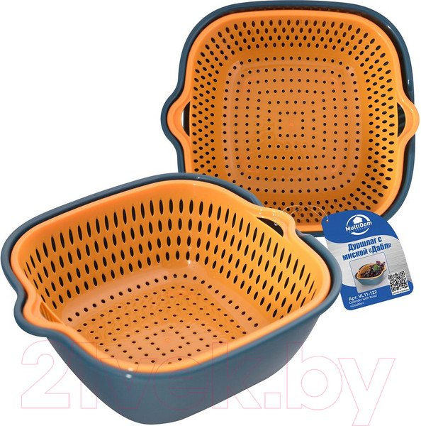 Изображение товара Миска-дуршлаг Мультидом Дабл / VL11-122