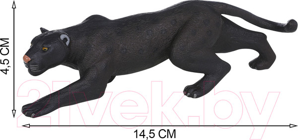 Изображение товара Фигурка коллекционная Masai Mara Мир диких животных. Черная пантера на охоте / MM211-102