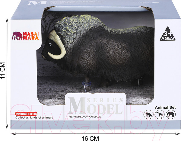 Изображение товара Фигурка коллекционная Masai Mara Мир диких животных. Овцебык / MM211-103