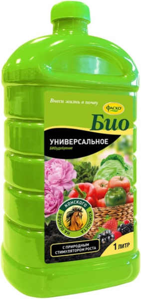 Изображение товара Удобрение Фаско Био органоминеральное. Рассада и горшечные растения (1л)