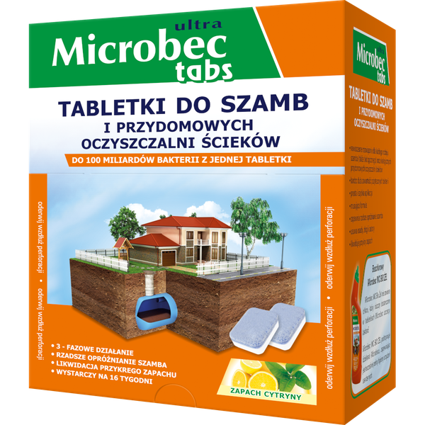 Изображение товара Чистящее средство для биотуалета Bros Microbec таблетки (20г)