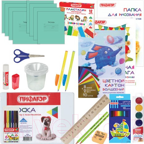 Изображение товара Набор школьника Пифагор Первоклассник / 880121