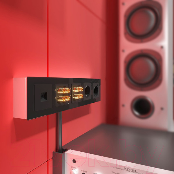 Изображение товара Коробка открытого монтажа Werkel W8000008 (черный)