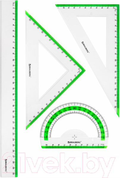 Изображение товара Набор для черчения Brauberg Fresh Zone / 210764