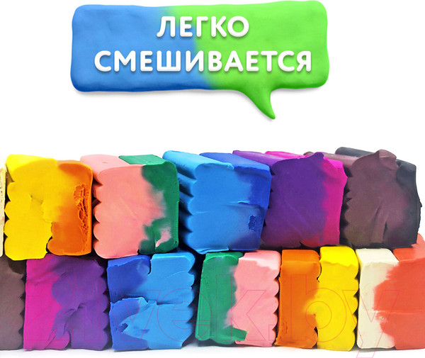 Изображение товара Пластилин Юнландия Веселый шмель / 106431 (12цв)