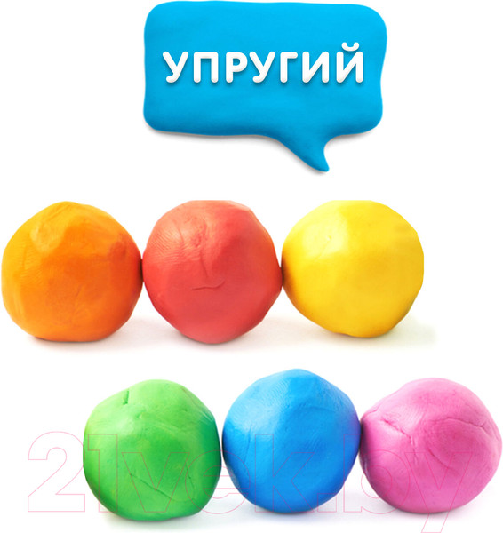 Изображение товара Пластилин Юнландия Веселый шмель / 106431 (12цв)