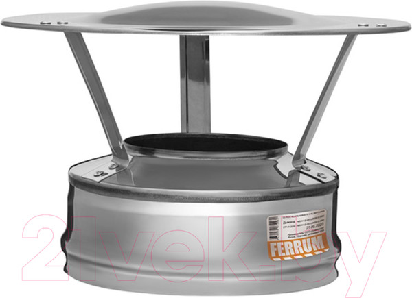 Изображение товара Колпак для дымохода Ferrum 430/0.5 Ф110x200 / f3102