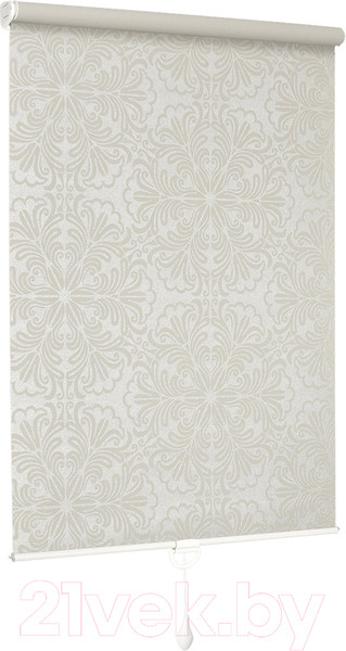 Изображение товара Рулонная штора Delfa Сантайм Металлик Принт СРШП-05В 7591 (48x170, кремовый)