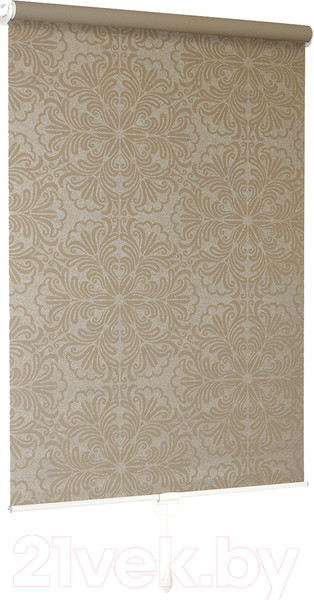 Изображение товара Рулонная штора Delfa Сантайм Металлик Принт СРШП-05В 7593 (68x170, темно-бежевый)