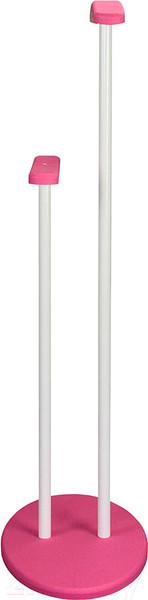 Изображение товара Стойка для одежды Мебелик Костюмная Галант детская 356 (белый/розовый)