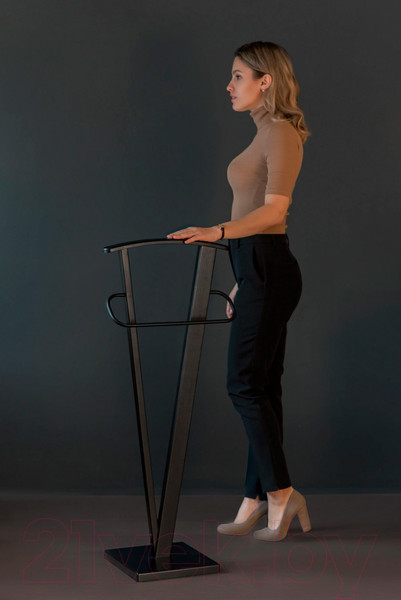 Изображение товара Стойка для одежды Мебелик Костюмная Галант 344 (черный)