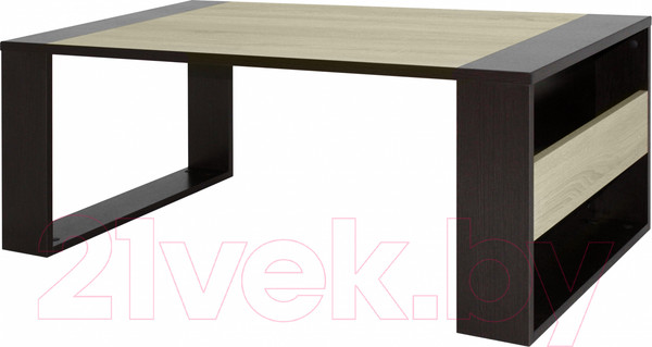 Изображение товара Журнальный столик Мебелик BeautyStyle 25 (венге/сонома без стекла)