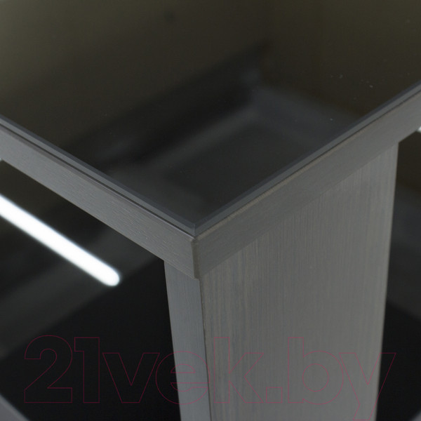 Изображение товара Журнальный столик Мебелик BeautyStyle 6 (венге/стекло черное)