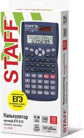 Изображение товара Калькулятор Staff STF-810 / 250280