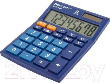 Изображение товара Калькулятор Brauberg Ultra-08-BU / 250508 (синий)