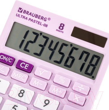 Изображение товара Калькулятор Brauberg Ultra Pastel-08-PR / 250516 (сиреневый)
