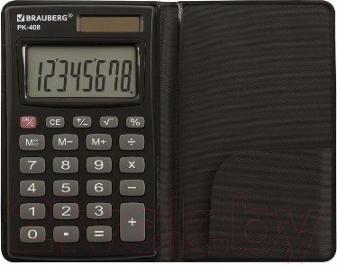 Изображение товара Калькулятор Brauberg PK-408-BK / 250517 (черный)