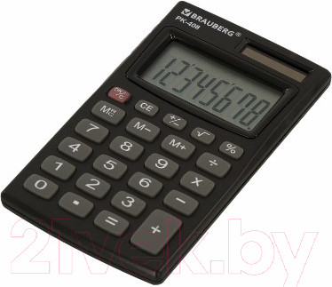 Изображение товара Калькулятор Brauberg PK-408-BK / 250517 (черный)