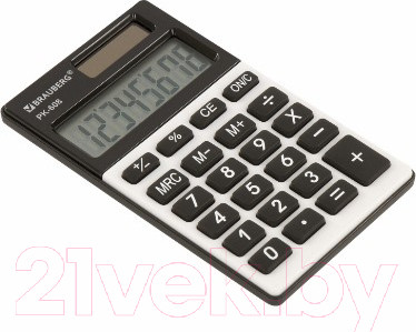 Изображение товара Калькулятор Brauberg PK-608 / 250518 (серебристый)