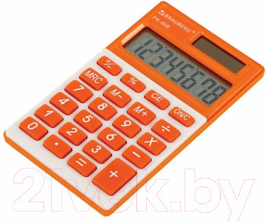 Изображение товара Калькулятор Brauberg PK-608-RG / 250522 (оранжевый)