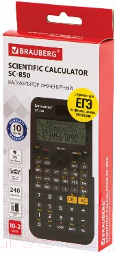 Изображение товара Калькулятор Brauberg SC-850 / 250525 (черный)