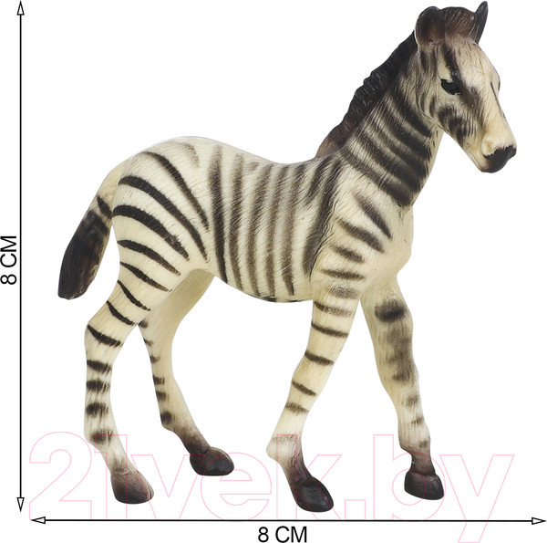 Изображение товара Набор фигурок коллекционных Masai Mara Мир диких животных. Семья зебр / MM211-110