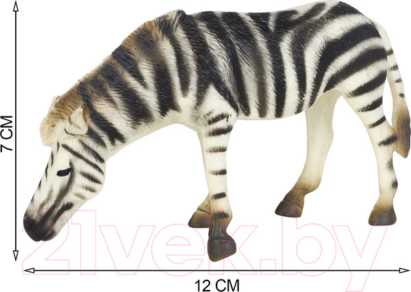 Изображение товара Набор фигурок коллекционных Masai Mara Мир диких животных. Семья зебр / MM211-110