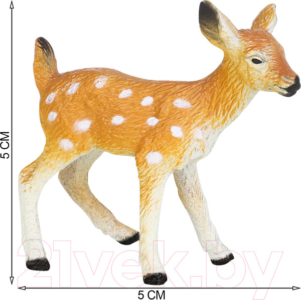 Изображение товара Набор фигурок коллекционных Masai Mara Мир диких животных. Семья оленей / MM211-114