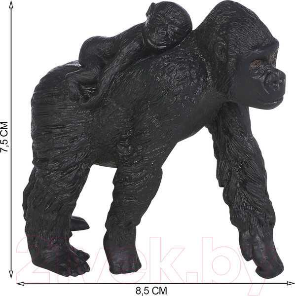 Изображение товара Набор фигурок коллекционных Masai Mara Мир диких животных. Семья горилл / MM211-116