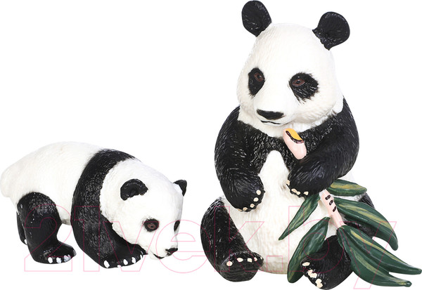 Изображение товара Набор фигурок коллекционных Masai Mara Мир диких животных. Семья панд / MM211-118