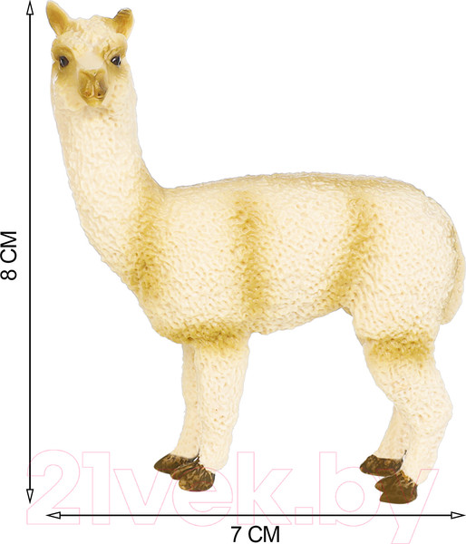 Изображение товара Набор фигурок коллекционных Masai Mara Мир диких животных. Семья белых лам / MM211-129