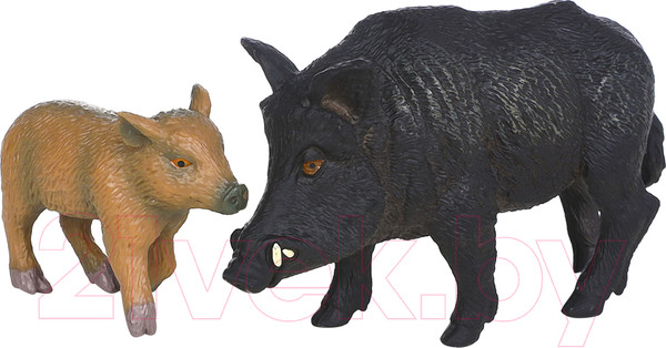 Изображение товара Набор фигурок коллекционных Masai Mara Мир диких животных. Семья кабанов / MM211-130