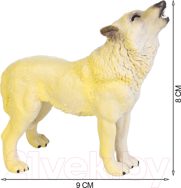 Изображение товара Набор фигурок коллекционных Masai Mara Мир диких животных. Семья полярных волков / MM211-132