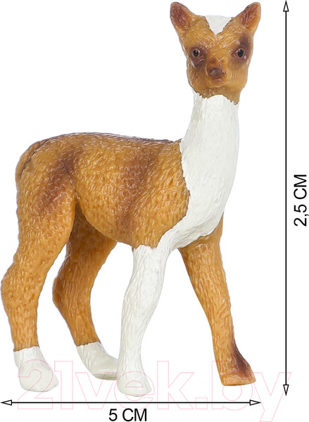 Изображение товара Набор фигурок коллекционных Masai Mara Мир диких животных. Семья лам / MM211-134