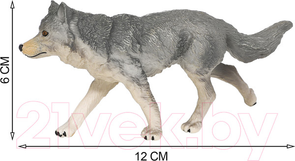 Изображение товара Набор фигурок коллекционных Masai Mara Мир диких животных. Семья серых волков / MM211-135