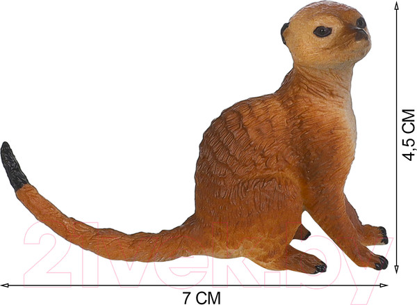 Изображение товара Набор фигурок коллекционных Masai Mara Мир диких животных. Семья сурикатов / MM211-139