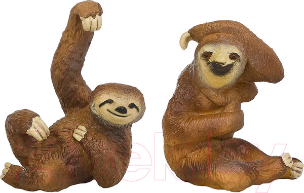 Изображение товара Набор фигурок коллекционных Masai Mara Мир диких животных. Семья ленивцев / MM211-140