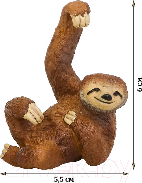 Изображение товара Набор фигурок коллекционных Masai Mara Мир диких животных. Семья ленивцев / MM211-140