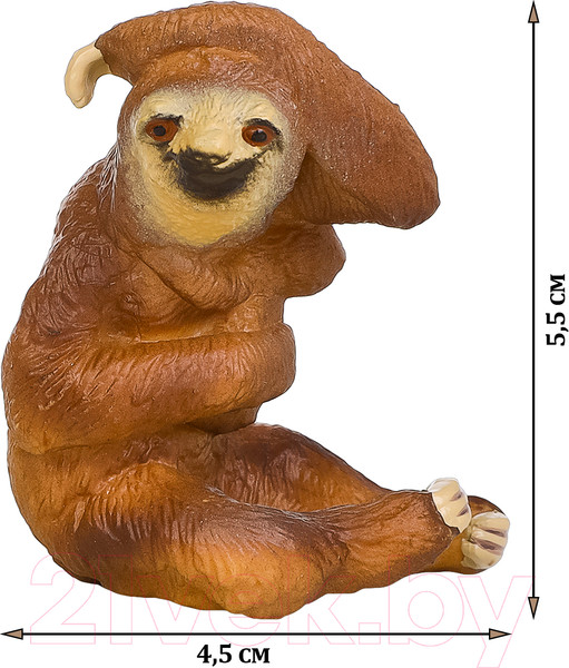 Изображение товара Набор фигурок коллекционных Masai Mara Мир диких животных. Семья ленивцев / MM211-140