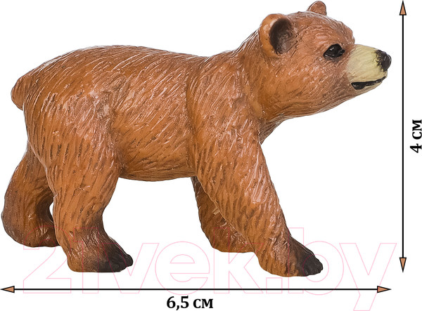 Изображение товара Набор фигурок коллекционных Masai Mara Мир диких животных. Семья бурых медведей / MM211-143