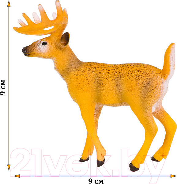 Изображение товара Набор фигурок коллекционных Masai Mara Мир диких животных. Семья оленей / MM211-145