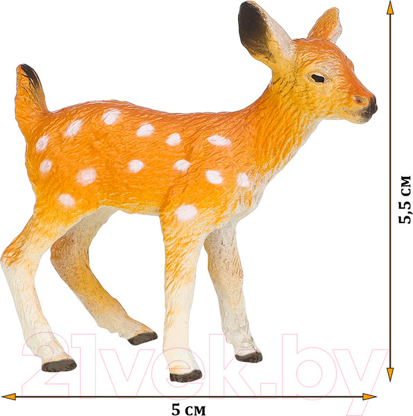 Изображение товара Набор фигурок коллекционных Masai Mara Мир диких животных. Семья оленей / MM211-145