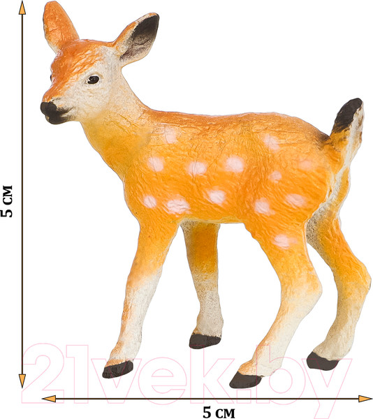 Изображение товара Набор фигурок коллекционных Masai Mara Мир диких животных. Семья оленей / MM211-147