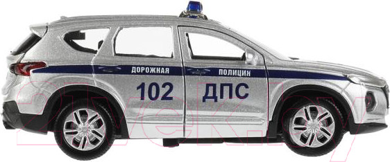 Изображение товара Автомобиль игрушечный Технопарк Hyundai Santafe Полиция / SANTAFE2-12POL-SR