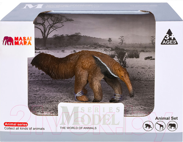 Изображение товара Фигурка коллекционная Masai Mara Мир диких животных. Гигантский муравьед / MM211-148