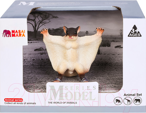 Изображение товара Фигурка коллекционная Masai Mara Мир диких животных. Белка-летяга / MM211-149