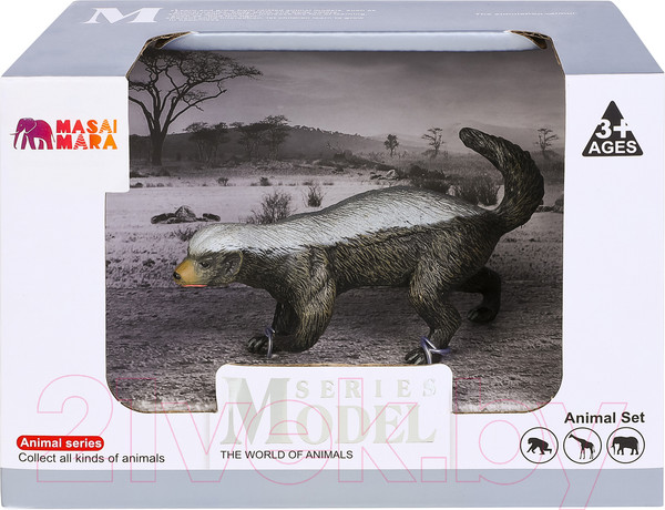 Изображение товара Фигурка коллекционная Masai Mara Мир диких животных. Барсук медоед / MM211-150